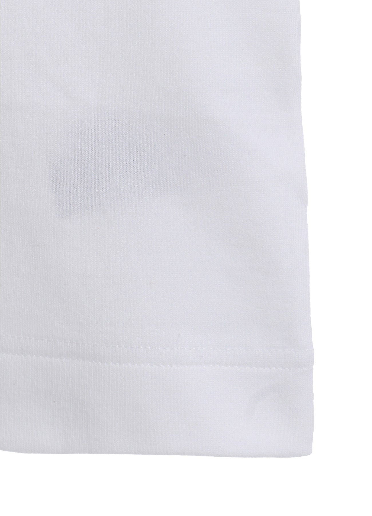 Y's Logo Stitch Asymmetric Drape Cotton Jersey Top - Women's Fashion Casual Wear for Daily Outings & Street Style