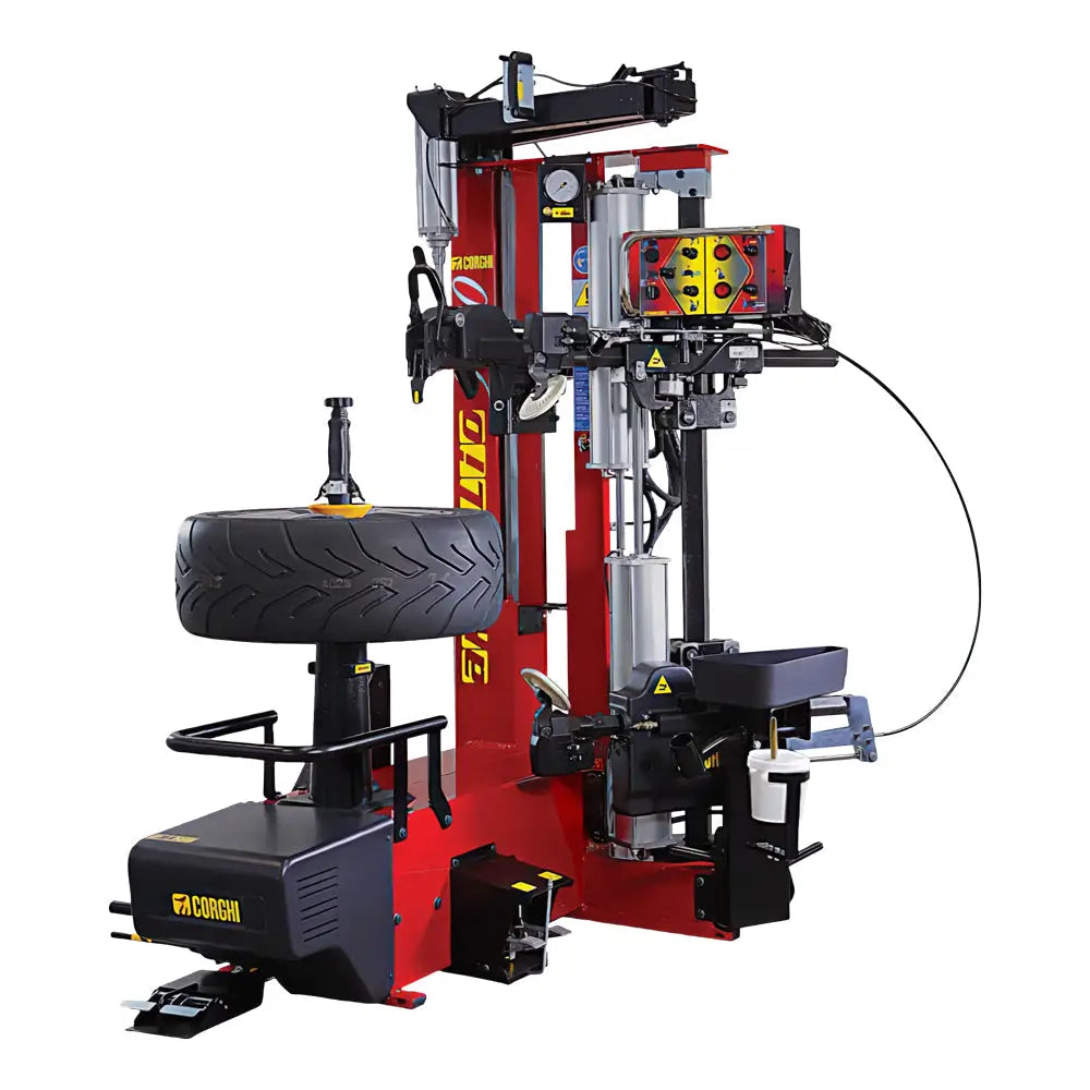 Corghi AM5000 Touchless Tire Changer with BPT Helper Arm - Professional Wheel Service Equipment for Auto Shops & Tire Centers