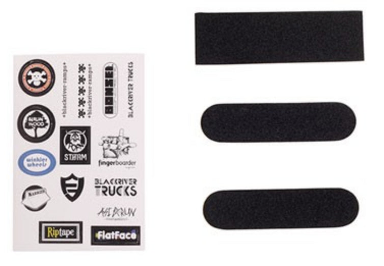 Riptape Classic Fingerboard Tuning Set - Professional Skateboard Grip Tape for Fingerboards - Perfect for DIY Skateboard Tuning & Fingerboard Enthusiasts - Great for Home, Office, or School Use