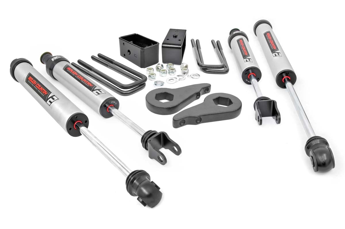 1.5-2 Inch Lift Kit V2 for Chevy Silverado & GMC Sierra 1500 4WD (1999-2006 & Classic) - Heavy Duty Suspension Upgrade | Model 28370 | Off-Road & Truck Enhancement