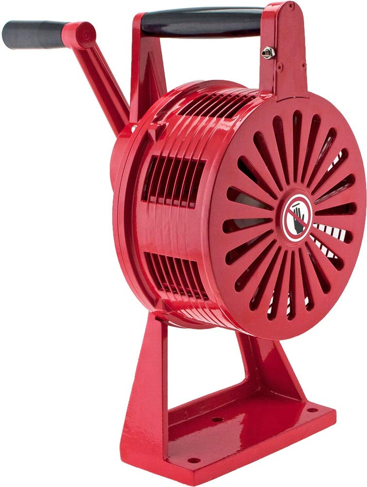 Vixen Horns VXS-1200MR Heavy Duty Hand Crank Air Raid Siren - 120dB Loud Tornado Warning Alarm with Table Mount for Emergency, Construction Sites & Storm Safety | Ideal for Fire Alerts, Disaster Preparedness & Industrial Use