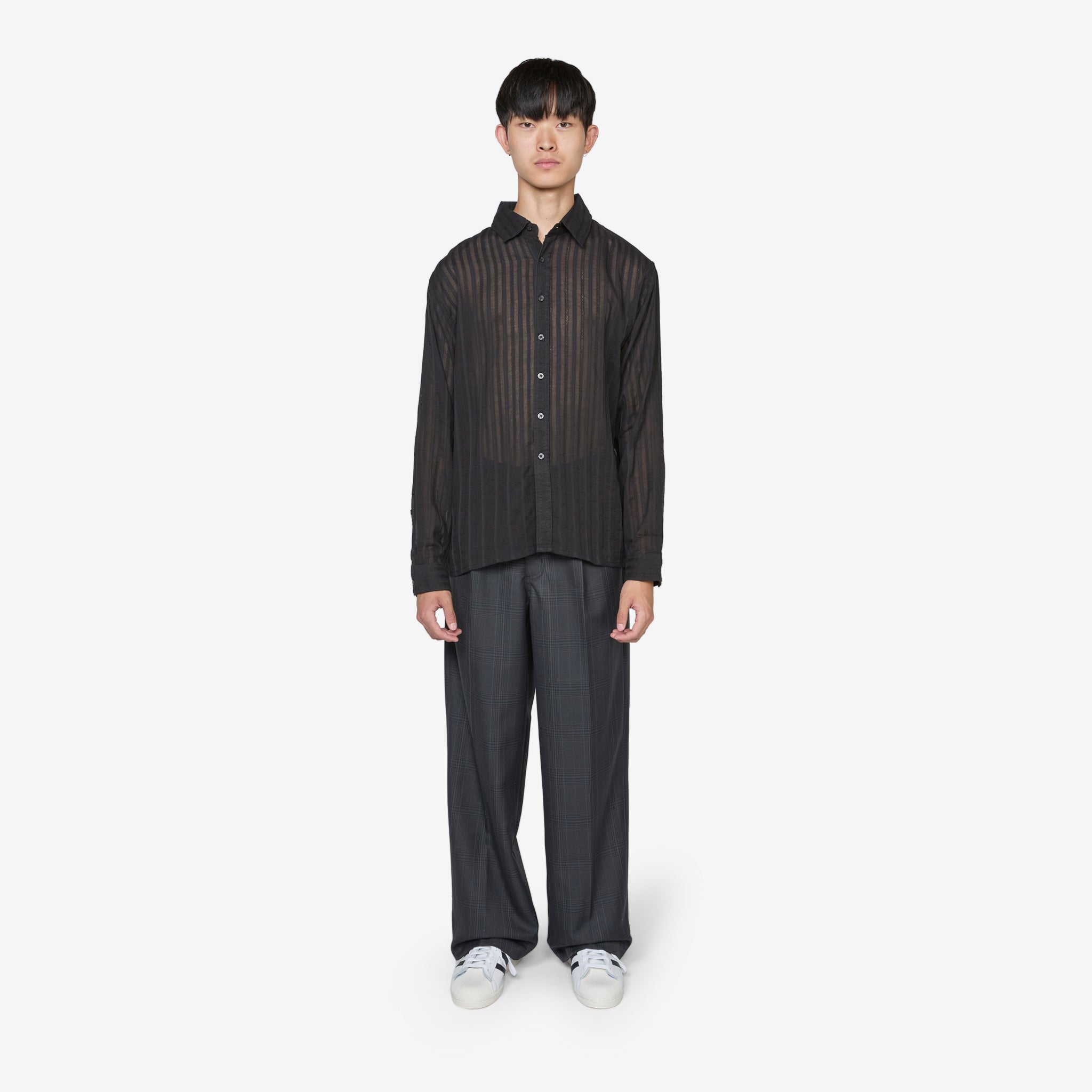 BB Shirt Sheer Black - Stylish See-Through Blouse for Women | Perfect for Night Out, Party & Date Night