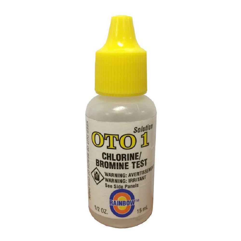 Pentair R161004 Rainbow OTO Test Solution 1 - 0.5 oz | Accurate Pool & Spa Water Testing for Optimal Maintenance
