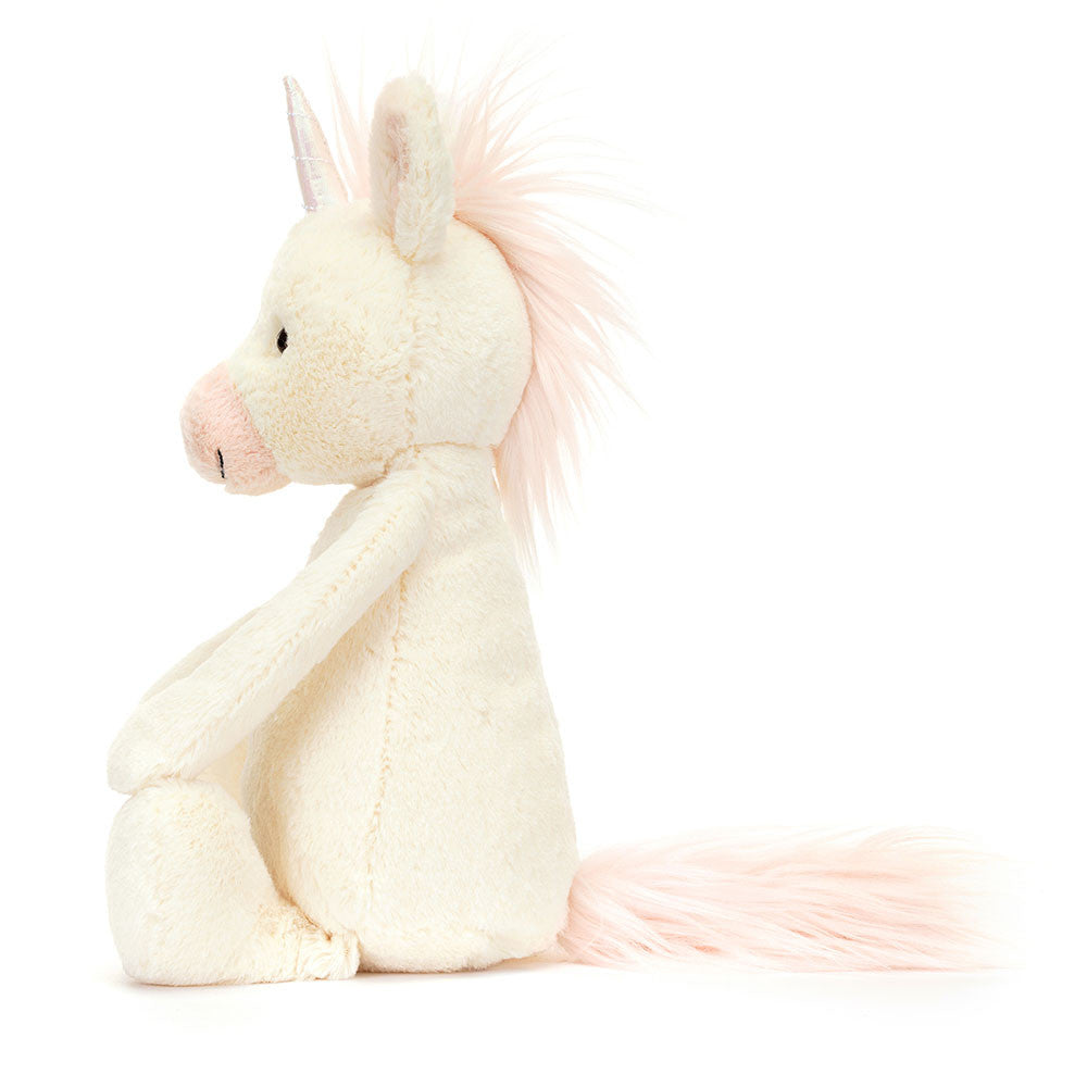 Jellycat Bashful Unicorn Stuffed Animal Plush Toy - Soft & Cuddly for Kids, Babies, Nursery Decor & Gift Giving