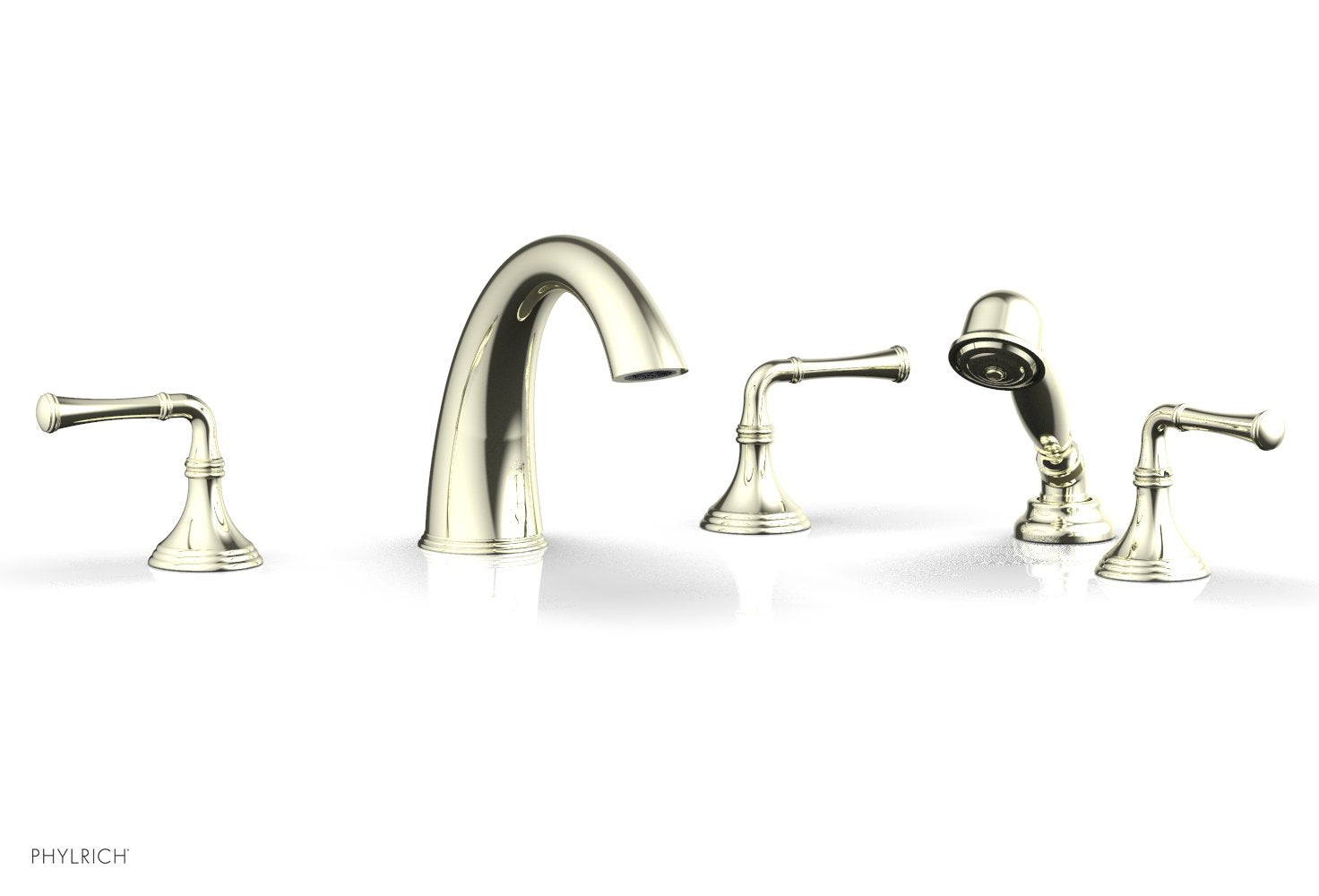 3-Ring Deck Tub Set with Hand Shower D2205E1 - Premium Bathroom Faucet for Modern Homes, Perfect for Bathroom Renovation & Spa Relaxation