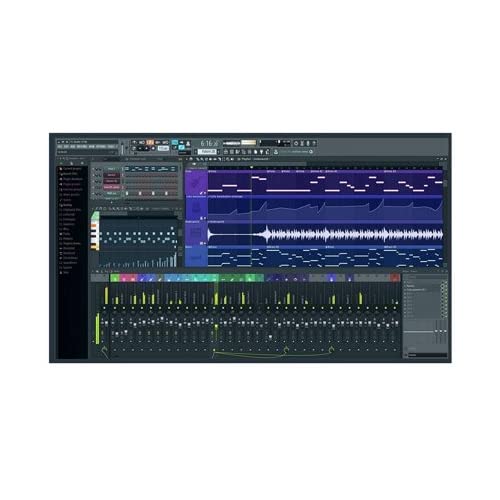 FL Studio 20 Signature Edition Music Production Software Bundle - Closed-Back Studio Headphones & 4-Port USB Hub for Producers, DJs & Beat Makers - Perfect for Home Recording Studios & Music Creation