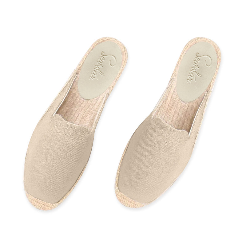 Bayside Mules Ivory - Women's Comfortable Slip-On House Shoes for Indoor & Outdoor Use - Perfect for Home, Office, and Casual Wear