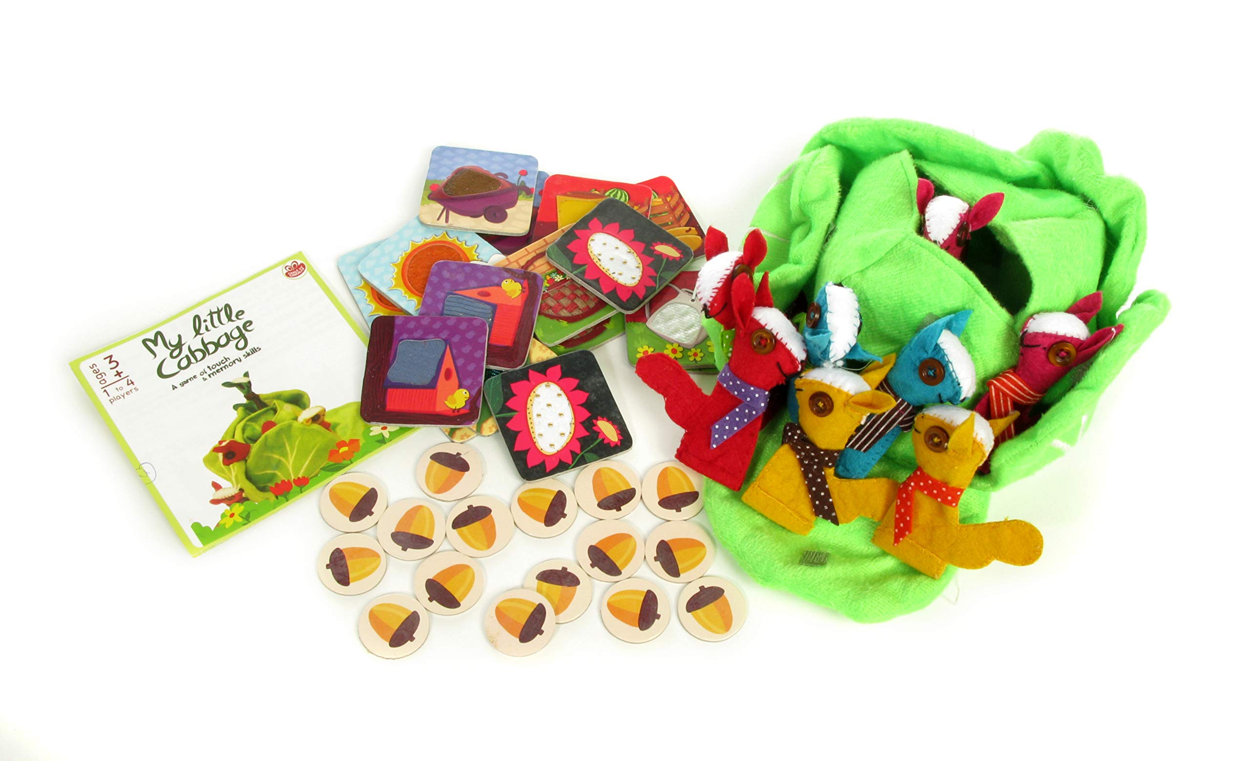 Chalk & Chuckles CCPPL038 My Little Cabbage - Fun Educational Board Game for Kids | Perfect for Family Game Nights & Preschool Learning Activities