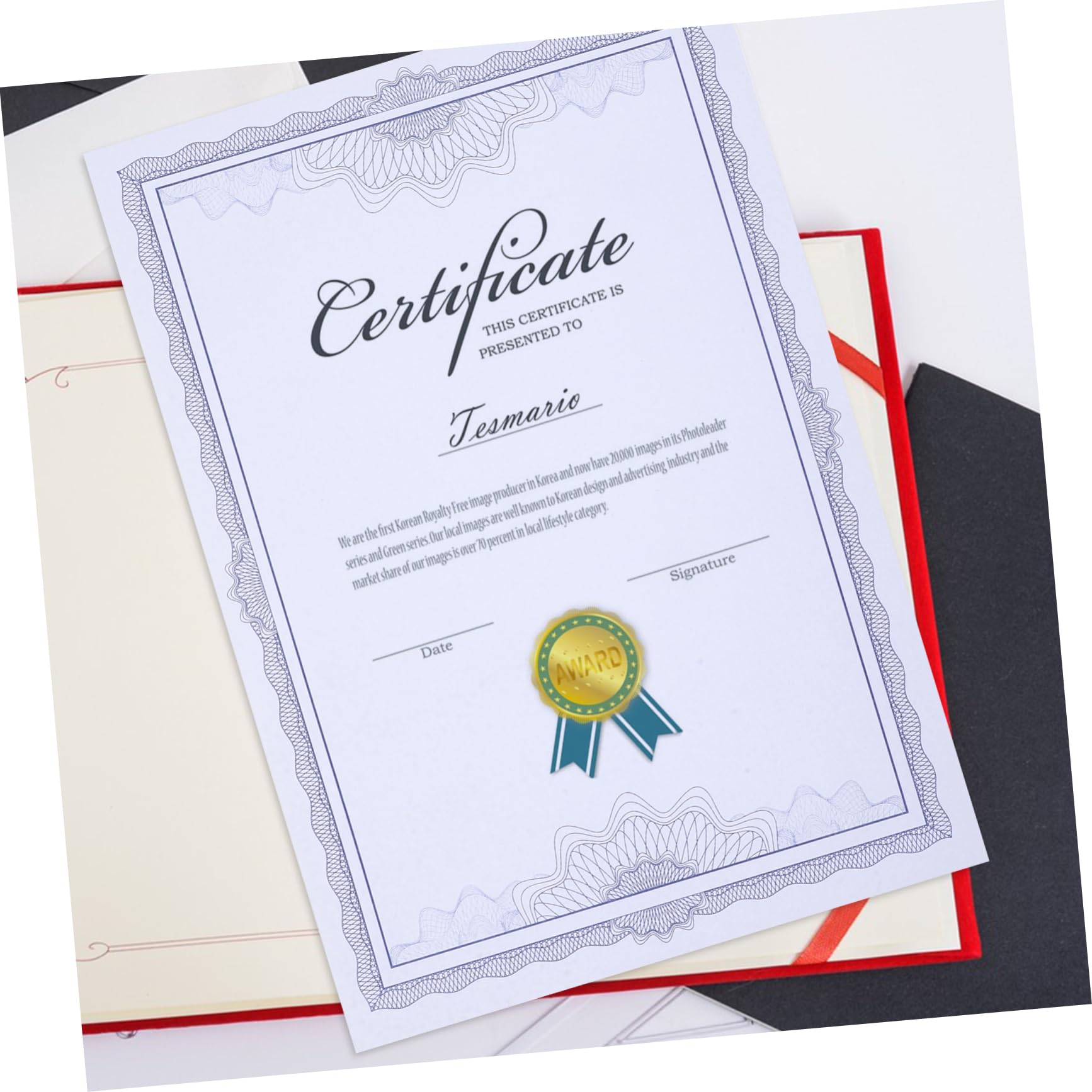 COHEALI Printable Certificate Paper - Blank Honor Paper for School, Graduation & Awards | Premium Quality for Diplomas, Certificates & Recognition Ceremonies