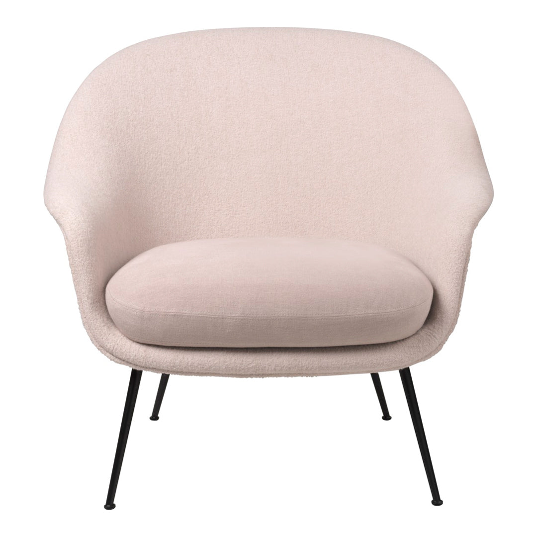 Bat Lounge Chair - Low Back Design with Conic Base for Modern Living Room, Patio, or Office Relaxation