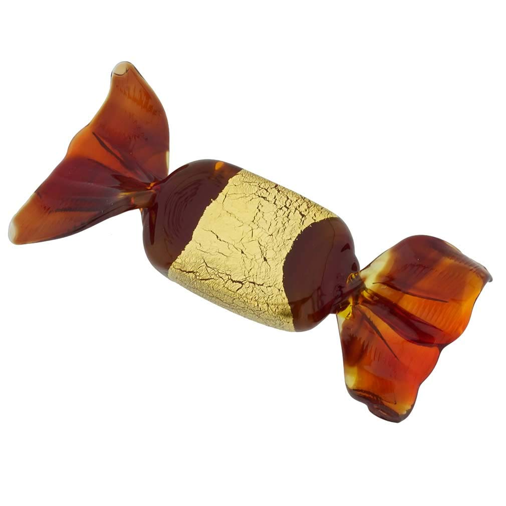 Authentic Murano Glass Rectangular Candy Dish - Burgundy & Gold Handmade in Venice | Elegant Home Decor for Parties, Weddings & Gifts
