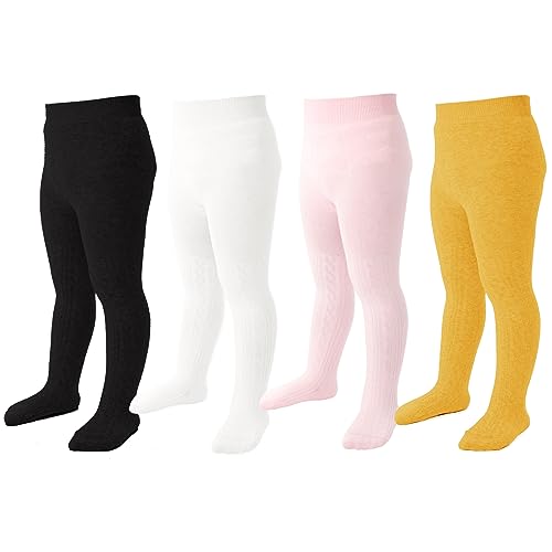 Black/Ivory/Pink/Yellow-4 Pack