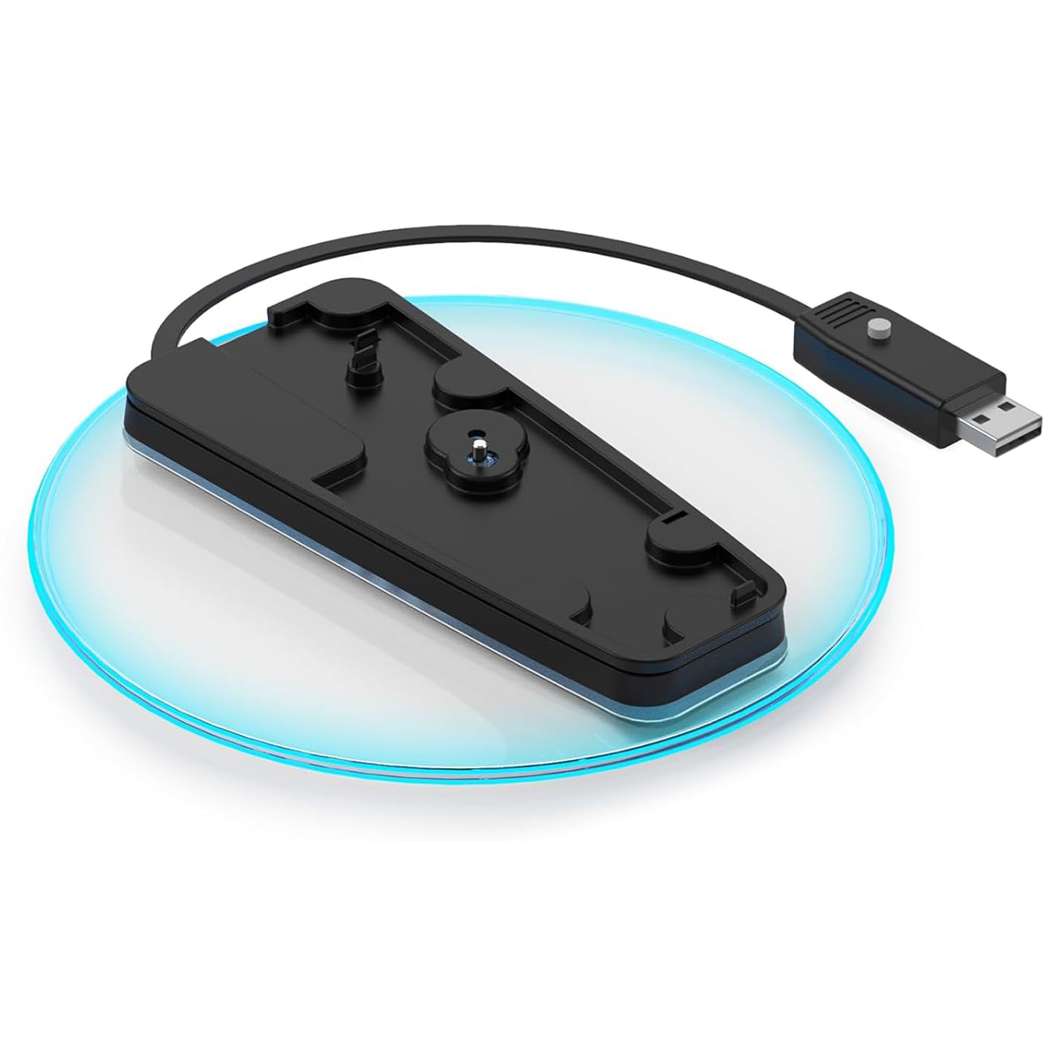 RGB Vertical Stand for PS5 & PS5 Slim - Adjustable LED Base with USB Cable & Screws (Digital/Disc Version) - Perfect for Gaming Setup & Display