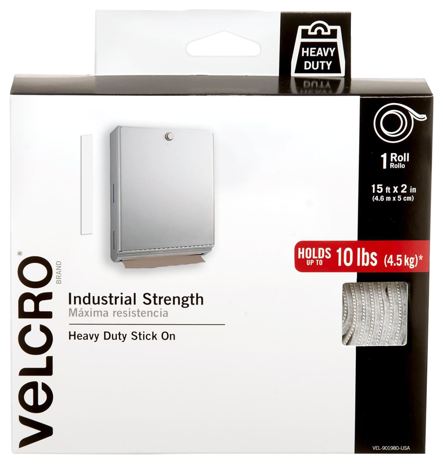 VELCRO Brand Fasteners | Strong & Reusable Hook and Loop Tapes for DIY, Crafts, Home Organization & Industrial Use
