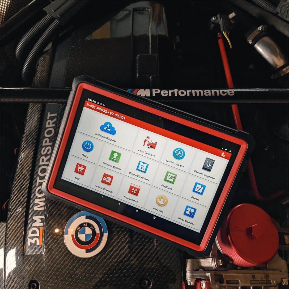 2025 LAUNCH X431 PRO3S+ V5.0 10.1 Inch Full System Car Diagnostic Tool - CAN FD, OBD/OBD2 Scanner with Topology Map for Mechanics & DIY Auto Repair | Works on Cars, Trucks & SUVs