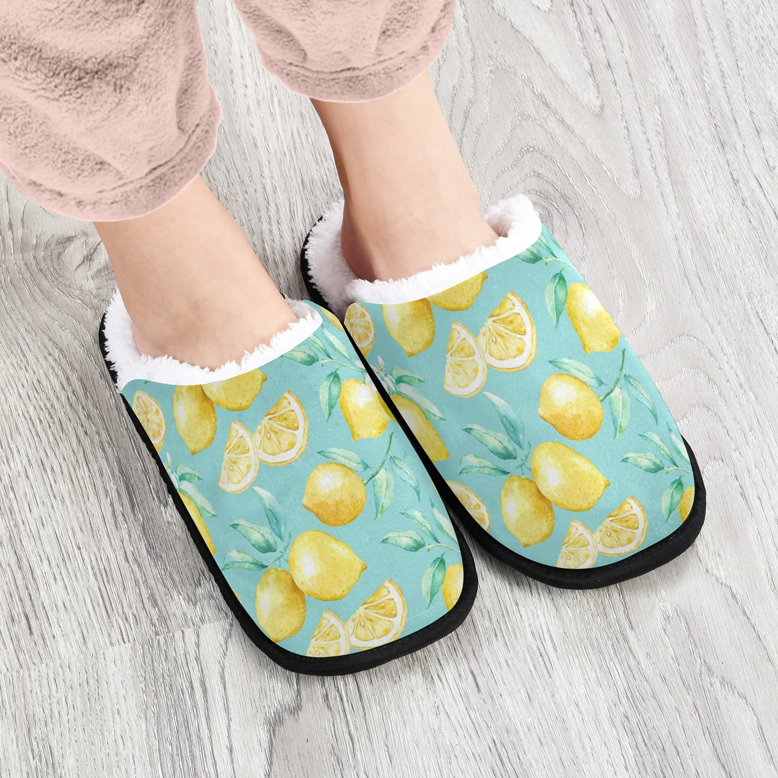 Visesunny Memory Foam Winter Slippers for Women & Men - Cozy Indoor/Outdoor House Shoes with Cotton Lining - Perfect for Home, Bedroom & Casual Wear