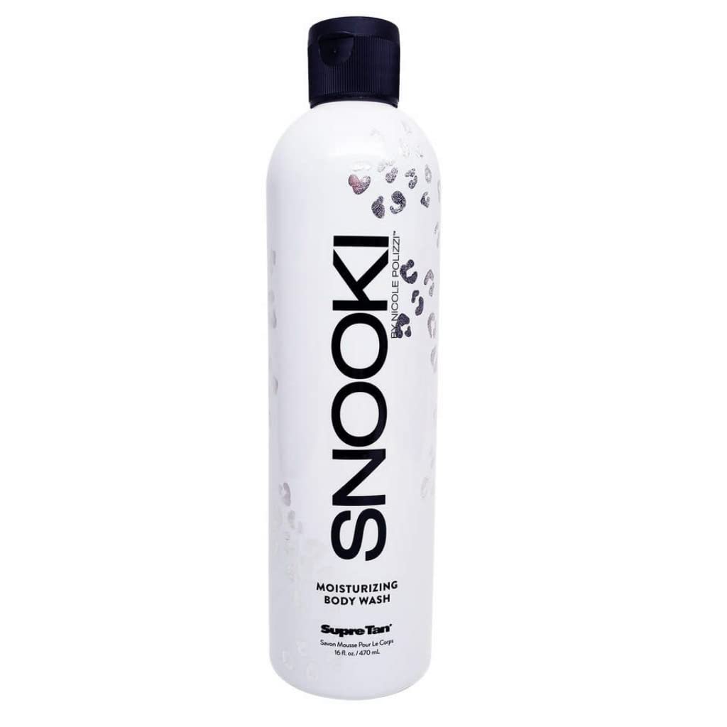Snooki Moisturizing Body Wash for Dry Skin - 16 oz Hydrating Shower Gel with Natural Ingredients | Perfect for Daily Use & Sensitive Skin Care