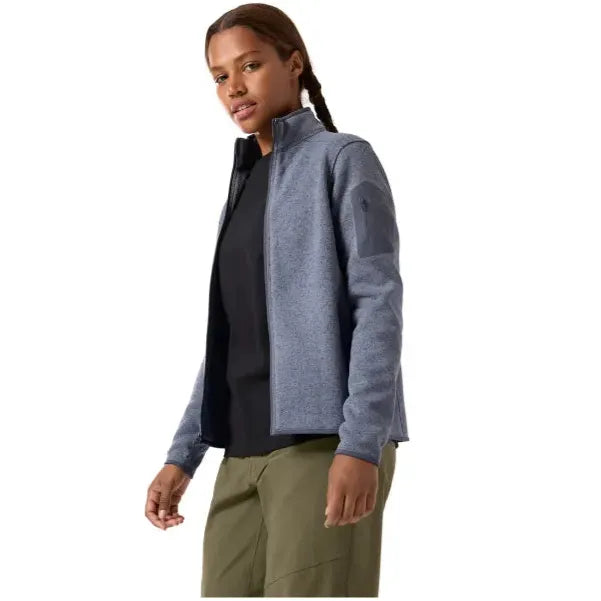 Arc'teryx Women's Covert Cardigan Fleece Jacket - Lightweight Warm Zip-Up Sweater for Hiking, Travel & Outdoor Activities