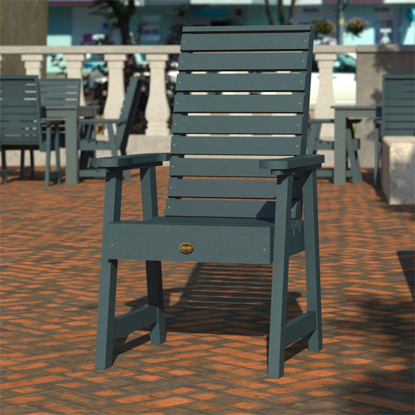 Glennville Dining Arm Chair - Modern Upholstered Dining Room Chair with Padded Seat - Perfect for Kitchen, Dining Room, and Home Office Use