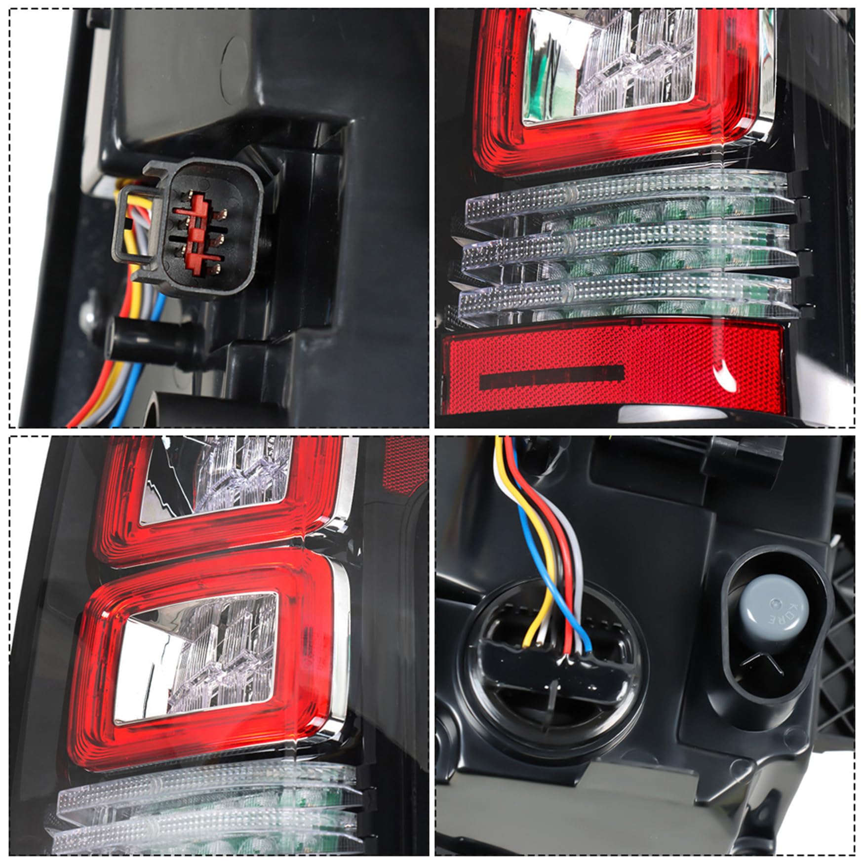 Right Side Tail Light Replacement for Land Rover Range Rover L405 2013-2017 - Rear Tail Lamp, Stop Brake Indicator, Warning Light (Passenger Side) - Perfect for Night Driving & Enhanced Vehicle Safety