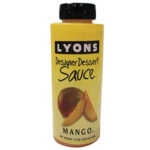 Premium Lyons Mango Dessert Sauce - 12 Bottles Pack | Gourmet Topping for Ice Cream, Cakes & Cocktails | Sweet & Tangy Flavor Enhancer