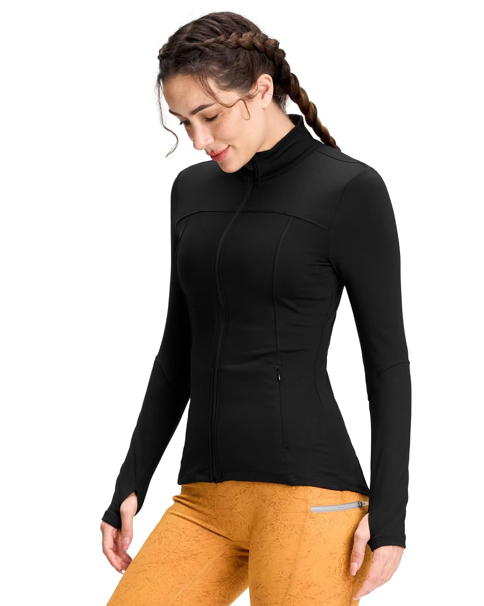 QUEENIEKE Women's Running Jackets - Lightweight Athletic Workout Scrub Jacket with Full Zip for Gym, Yoga & Outdoor Activities | Perfect for Jogging, Hiking & Fitness Training