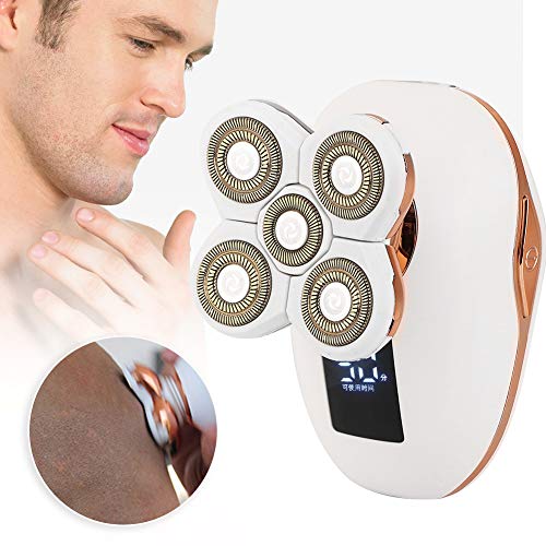 5 in 1 Multifunctional Electric Shaver & Beard Trimmer Kit - Waterproof Rechargeable Cordless Hair Clipper for Men - Perfect for Travel, Home & Professional Grooming (#2)