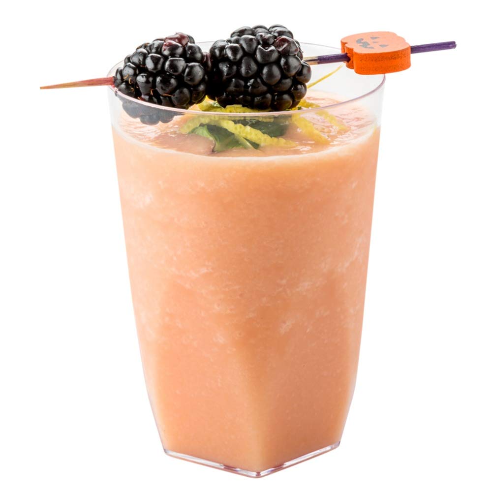 100-Pack 5 oz Clear Plastic Cups - Disposable, Recyclable & Crack-Resistant for Parties, Weddings & Events - Durable Restaurantware Drinkware for Cocktails, Beverages & Smoothies