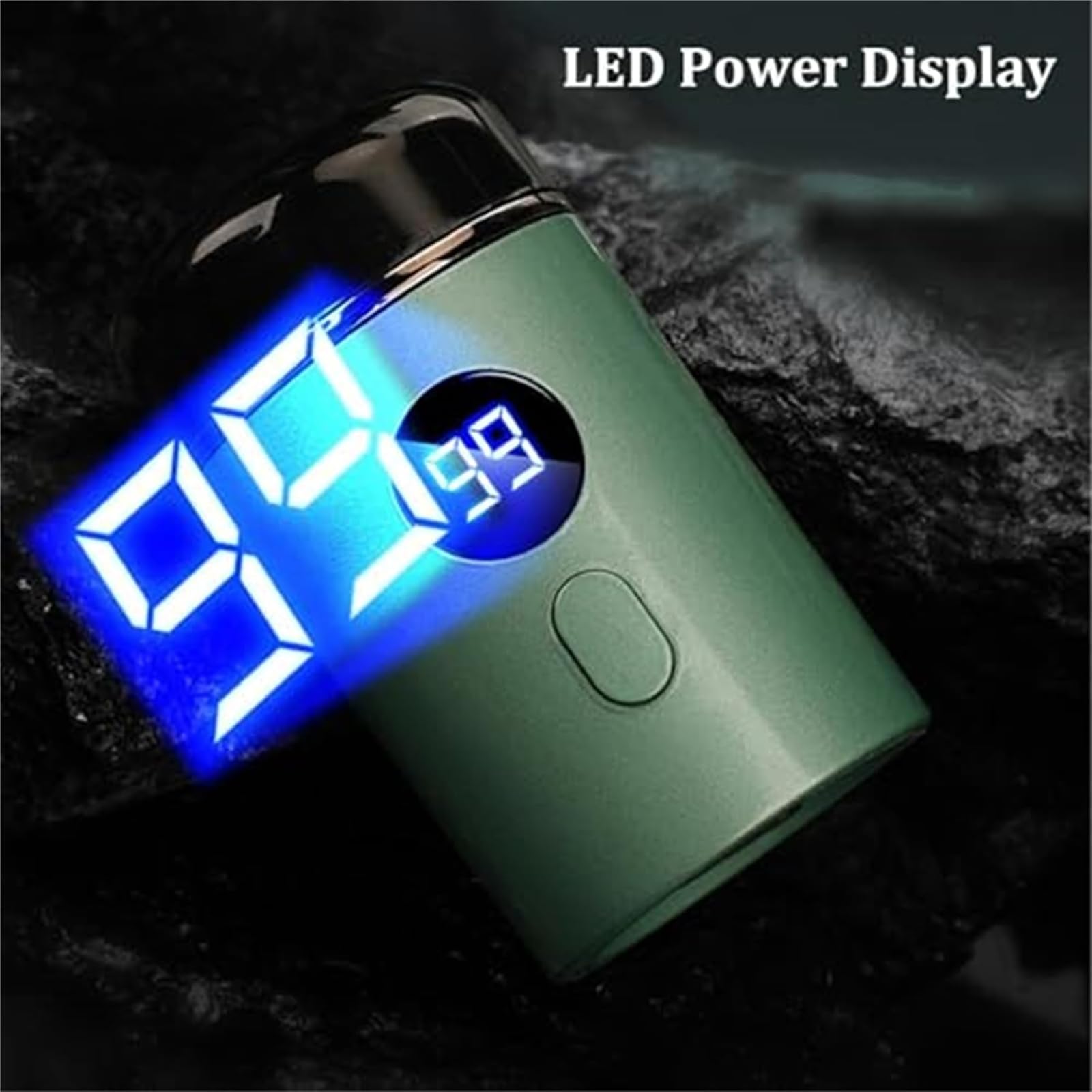 Vishopee Mini Portable Electric Shaver for Men - 3D Floating Head, Cordless Travel Shaver, USB Rechargeable, Smooth & Painless Shaving - Perfect for Home, Office & Travel (Gold)