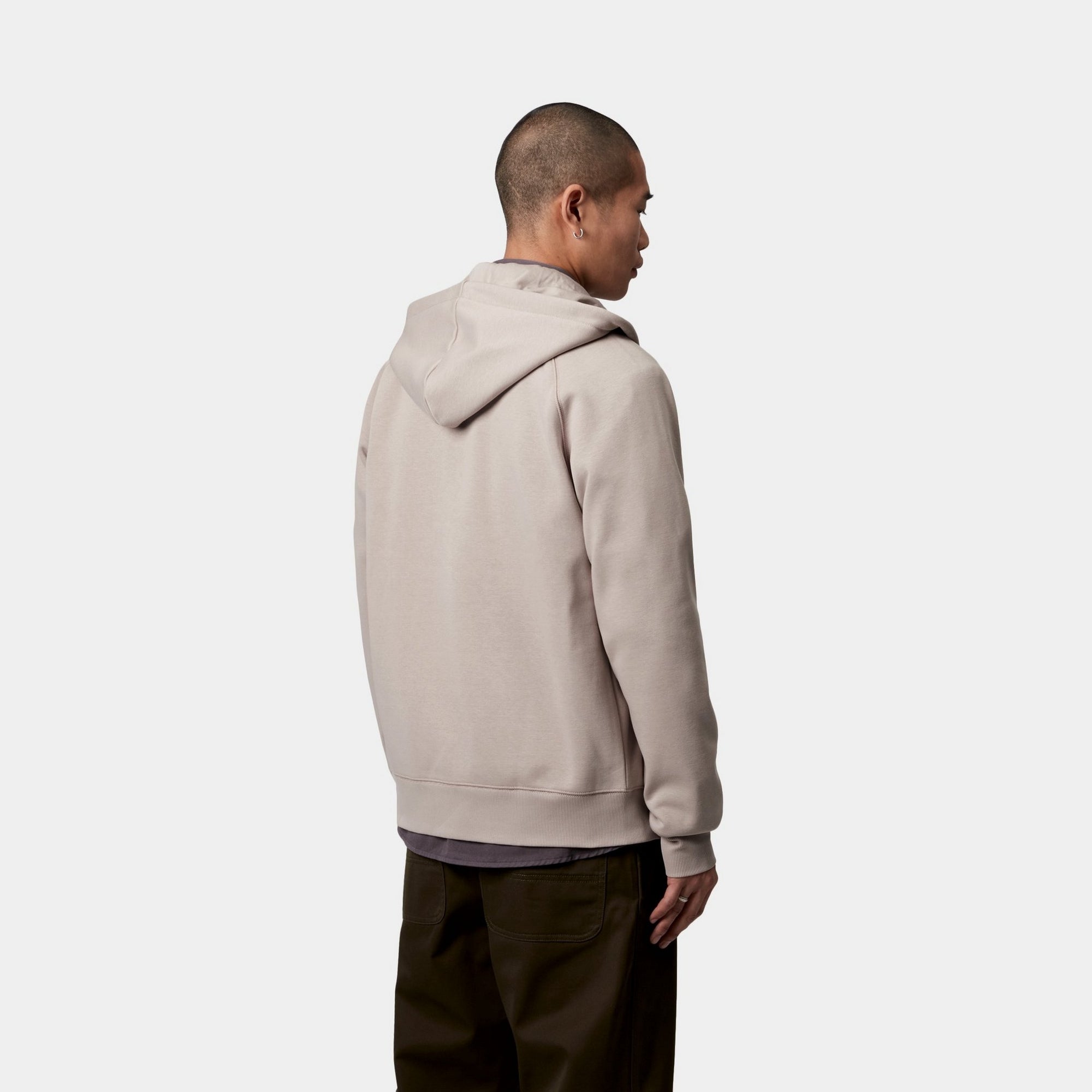 Stylish Hooded Chase Jacket in Dusky Beige - Waterproof Windbreaker for Outdoor Adventures & Urban Fashion