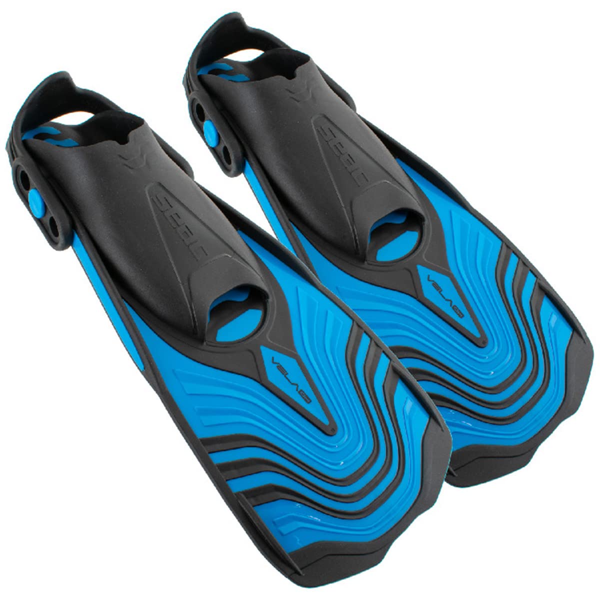 Seac Vela OH Adjustable Strap Snorkeling Fins for Swimming, Diving & Pool Training | Lightweight Comfortable Swim Fins for Men & Women | Perfect for Beach, Ocean & Water Sports Activities