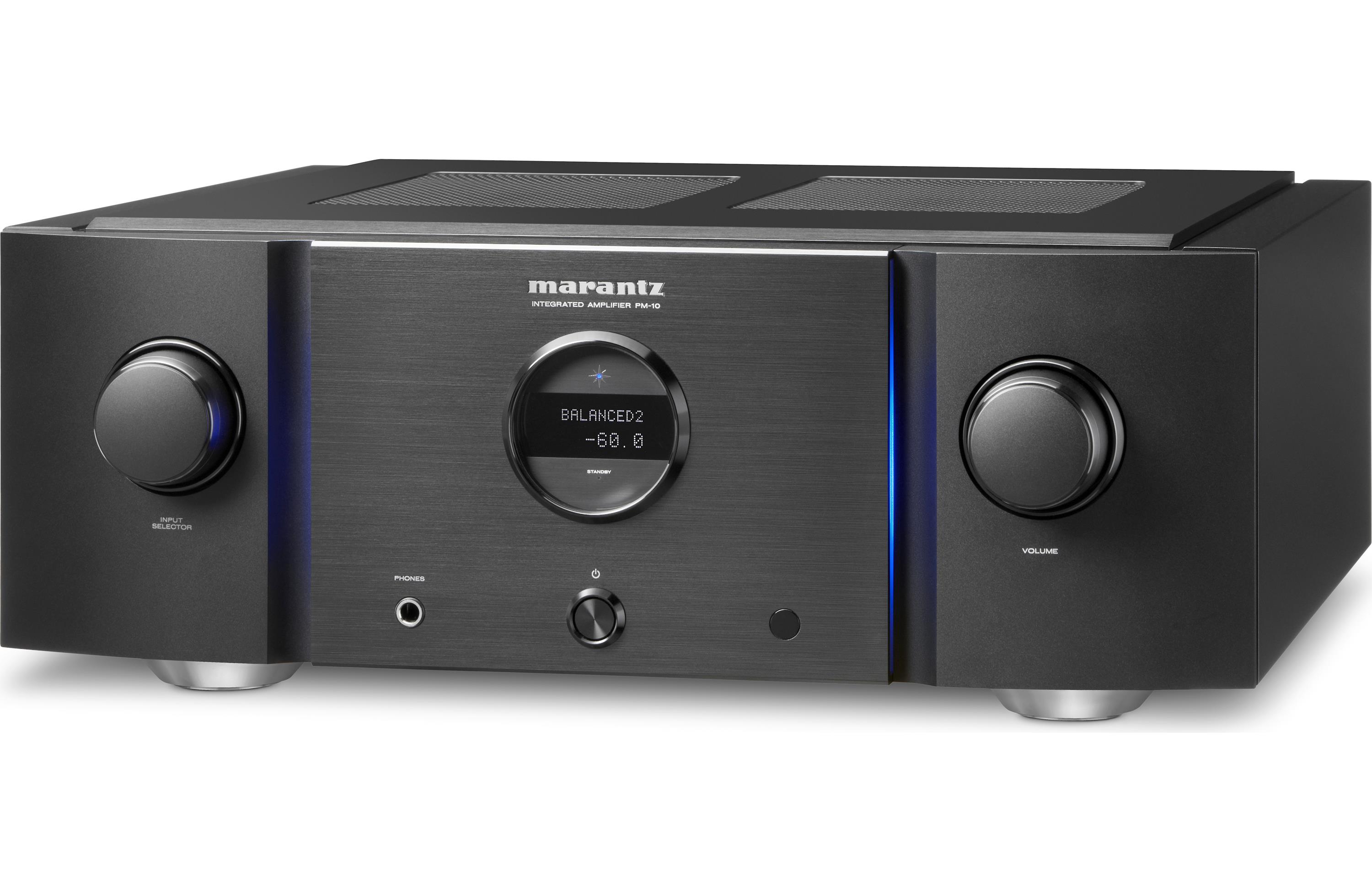 Marantz PM-10 Reference Integrated Stereo Amplifier - High-End Audio for Home Theater & Music Listening