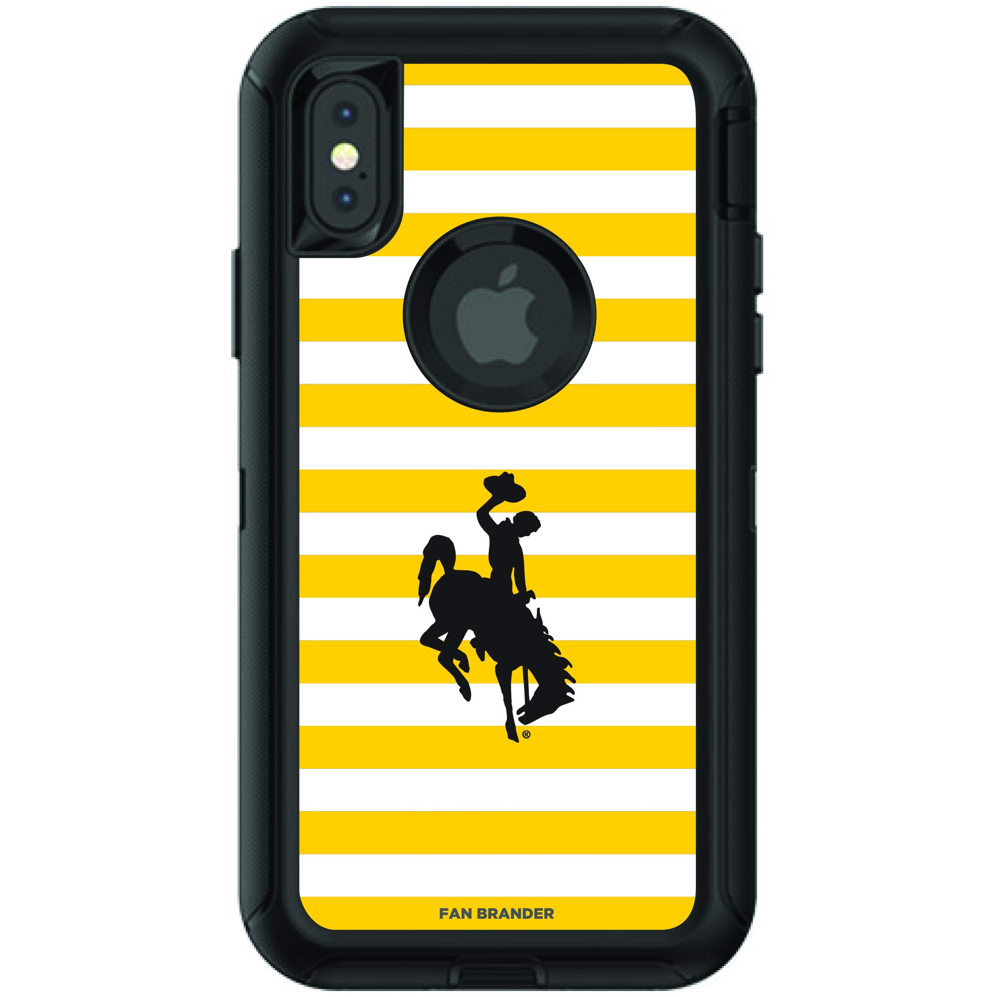 NCAA OtterBox Defender iPhone Case with Stripes - Durable Protection for Sports Fans