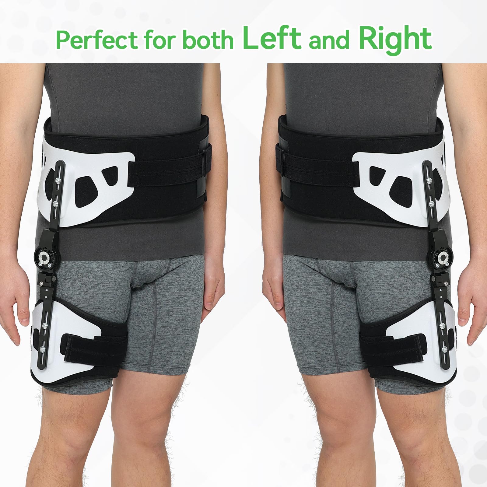 Orthomen Hip Abduction Brace - Post-Surgery Hip Protector Stabilizer for Joint Pain Relief & Compression Support - Ideal for Post-Op Recovery, Hip Dislocation & Arthritis Pain Management