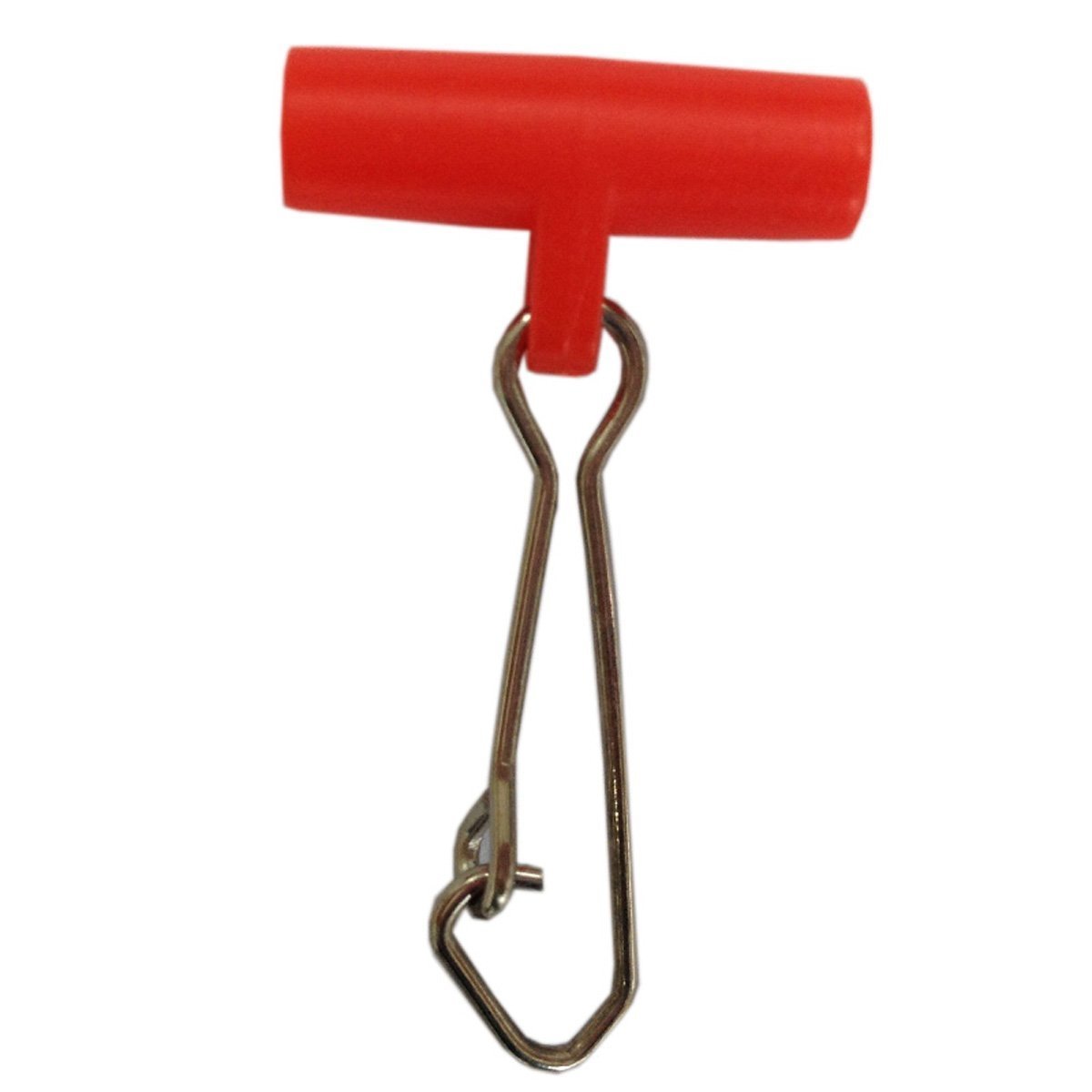 10/25/40pcs High Strength Stainless Steel Fishing Snap Swivel with Double Lock - Fishing Line Slides & Tackle Kit (Size 5# Red) - Perfect for Saltwater, Freshwater, Bass & Trout Fishing