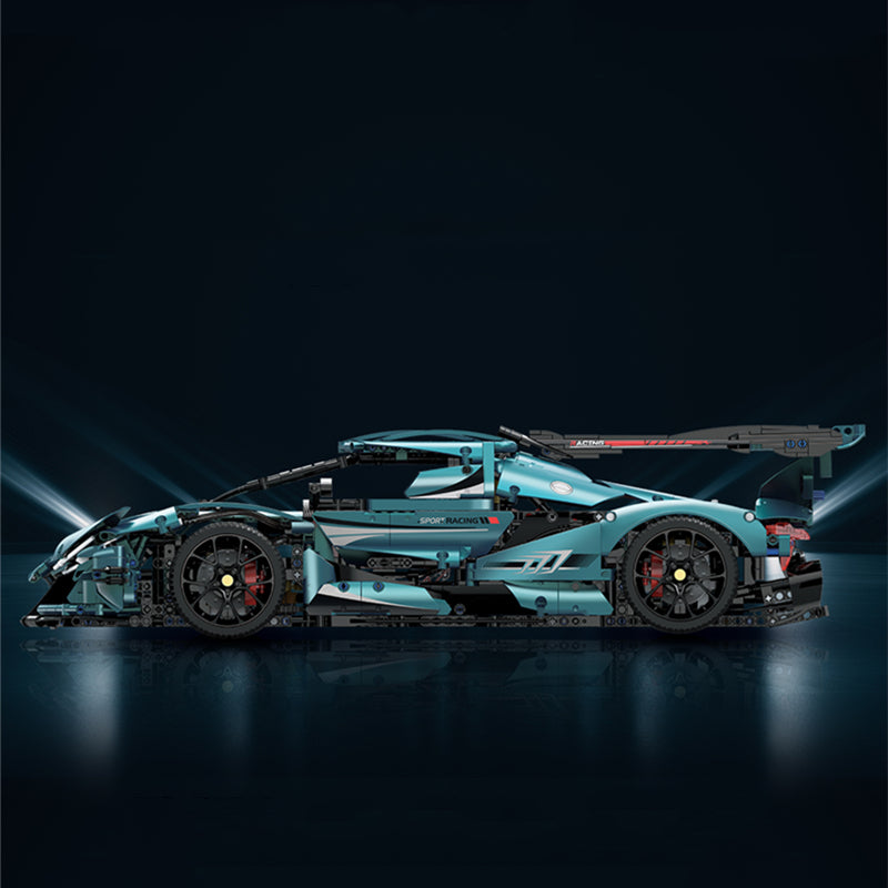 3468PCS GULY 10612 Gumpert Apollo IE Building Blocks Set - Super Car Model Kit for Adults & Teens - Perfect for Collectors, DIY Enthusiasts & Home Office Decoration