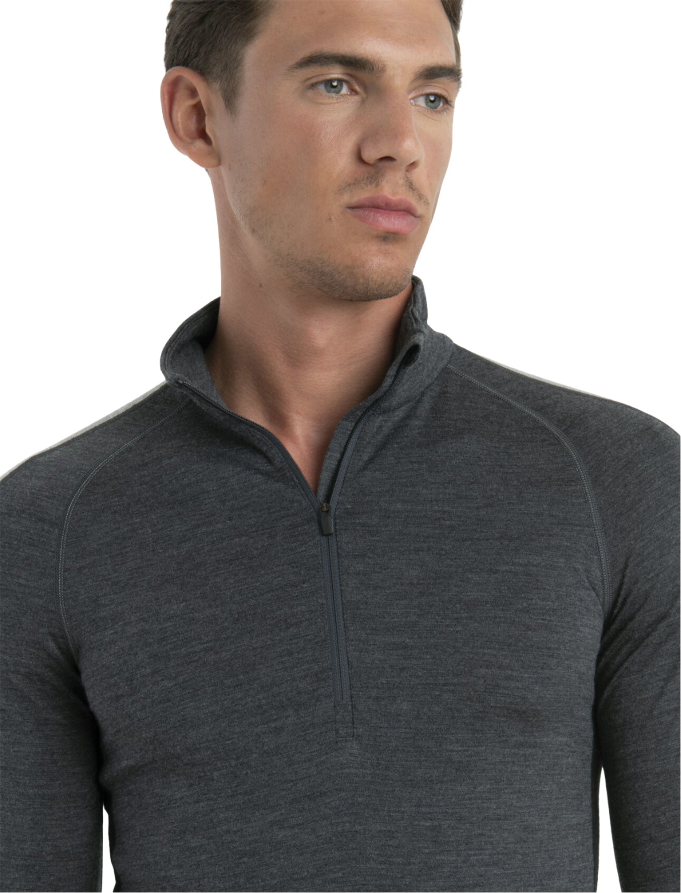 200 ZoneKnit Merino Wool Long Sleeve Half Zip Thermal Base Layer Top for Men - Warm Winter Outdoor Hiking & Skiing Performance Shirt