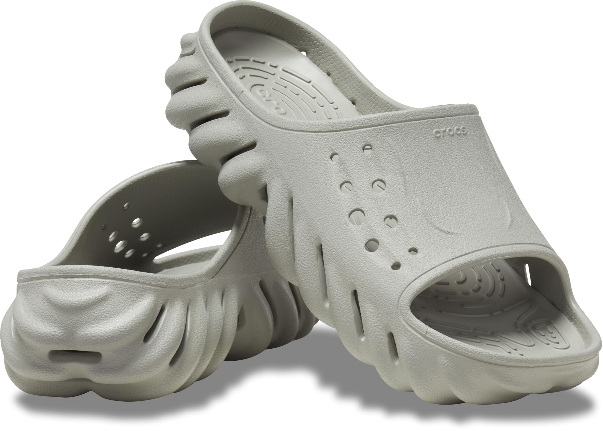 Crocs Unisex-Adult Echo Slide Sandals | Comfortable Waterproof Slip-On Slides for Men & Women | Perfect for Pool, Beach, and Casual Wear