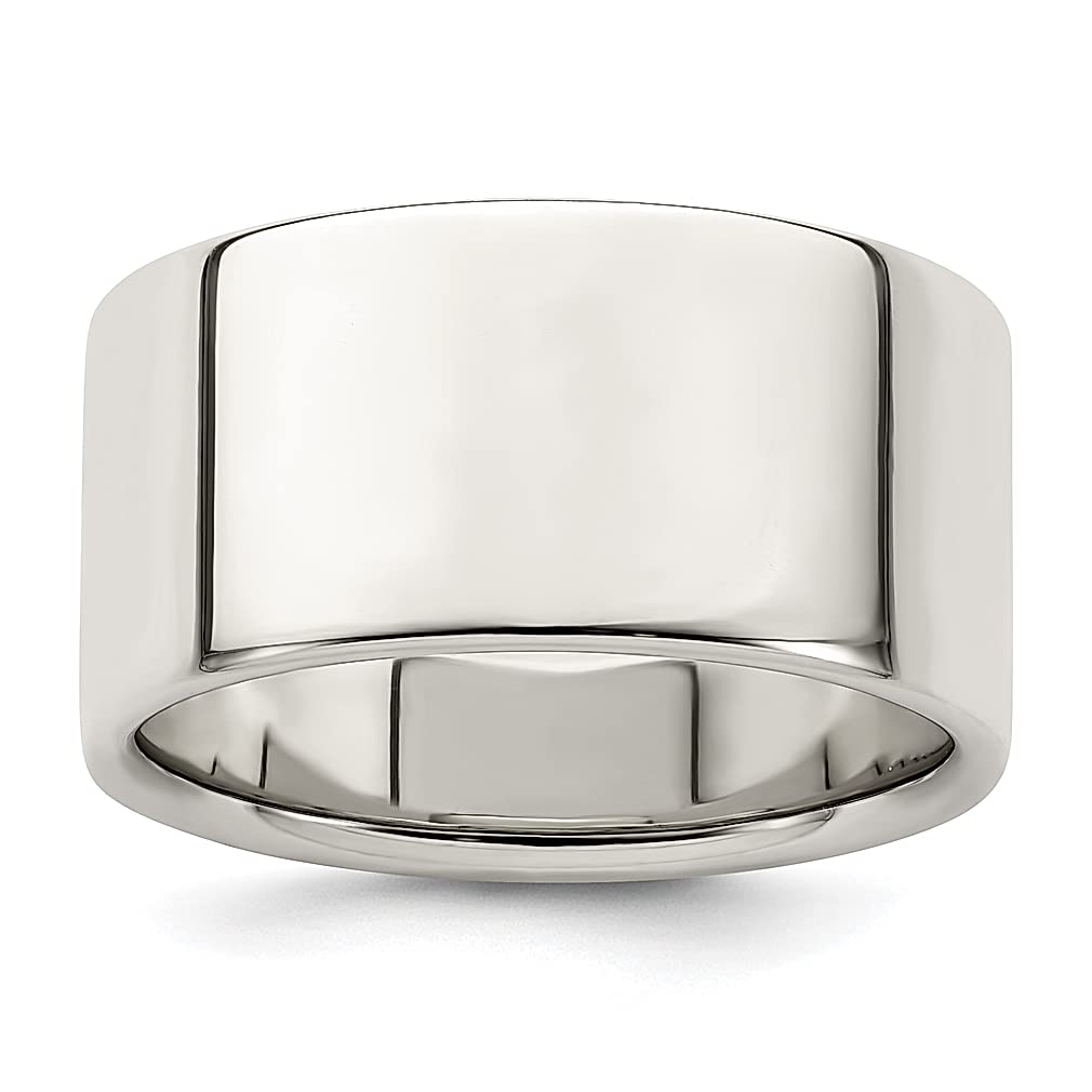 925 Sterling Silver 10mm Lightweight Flat Size 10 Wedding Band Ring - Classic Elegant Fine Jewelry for Women, Perfect Gift for Her - Ideal for Weddings, Anniversaries, Engagements & Everyday Wear