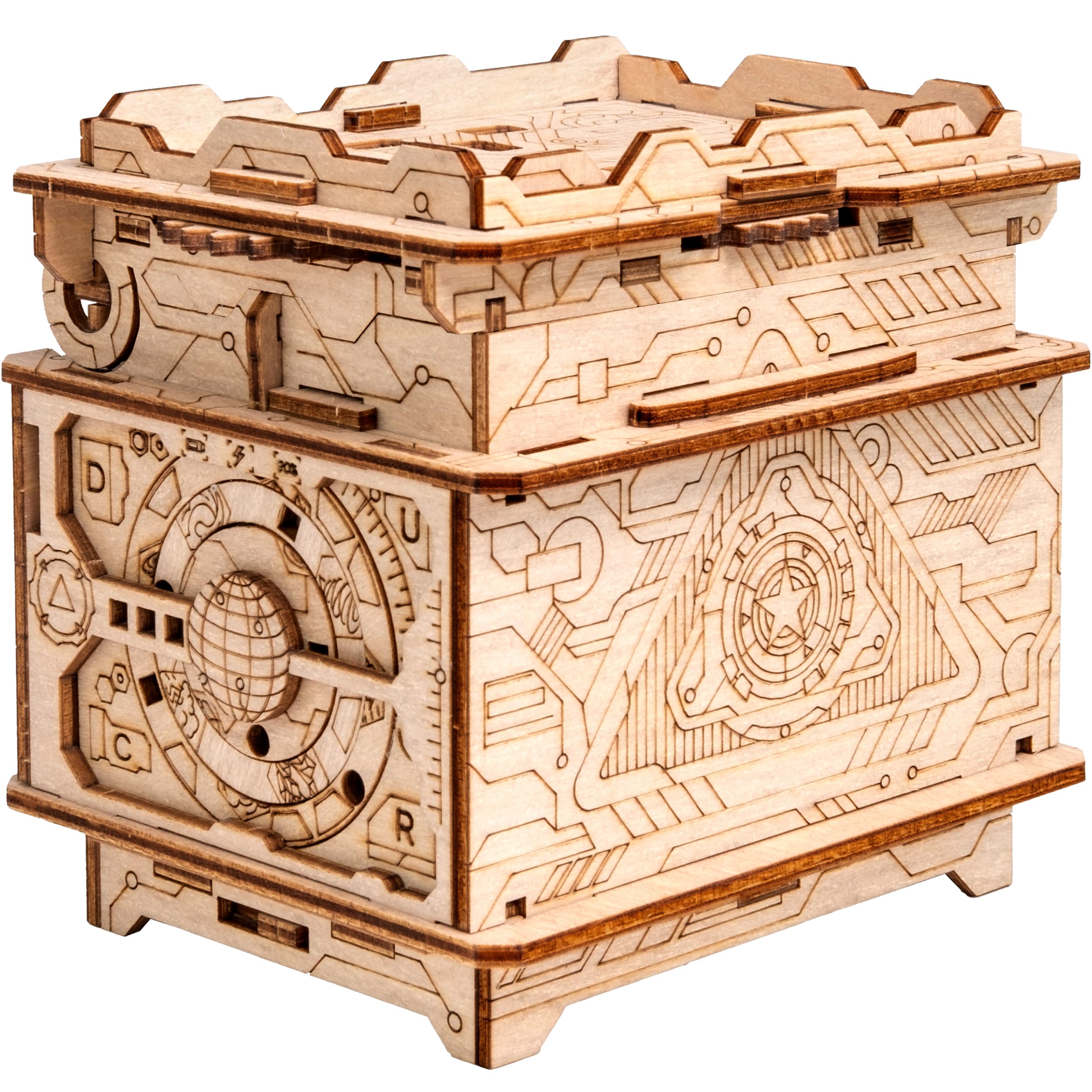 ESC WELT Orbital Box - Creative Money Gift Box for Cash, Gift Cards & Vouchers - Elegant Bridesmaid Proposal Jewelry Box - Challenging 3D Puzzle Gift for Adults with Lid - Unique Present for Birthdays, Anniversaries & Special Occasions - Perfect for Wedding Favors, Bridal Showers & DIY Gift Wrapping