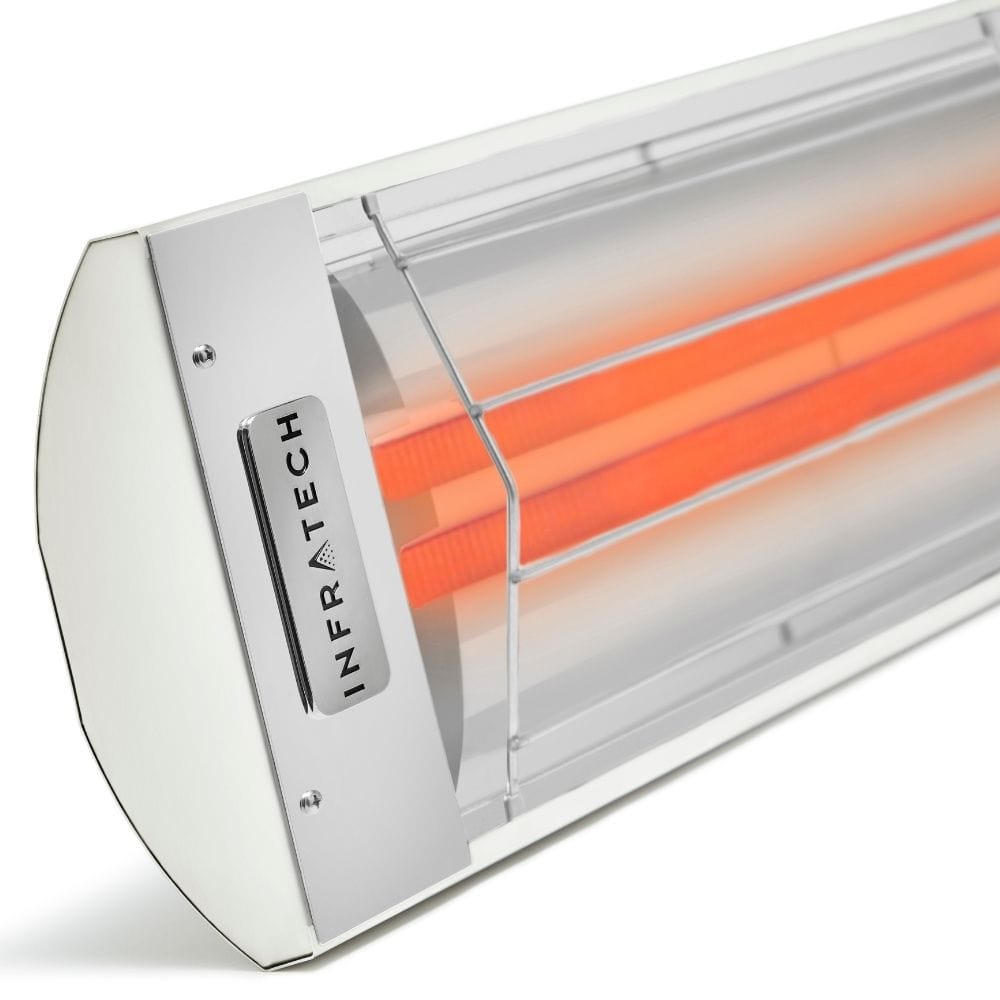 Infratech CD Series 61 Inch 6000W Dual Element Infrared Electric Heater with Switch - Indoor/Outdoor Patio, Garage, and Commercial Space Heating Solution