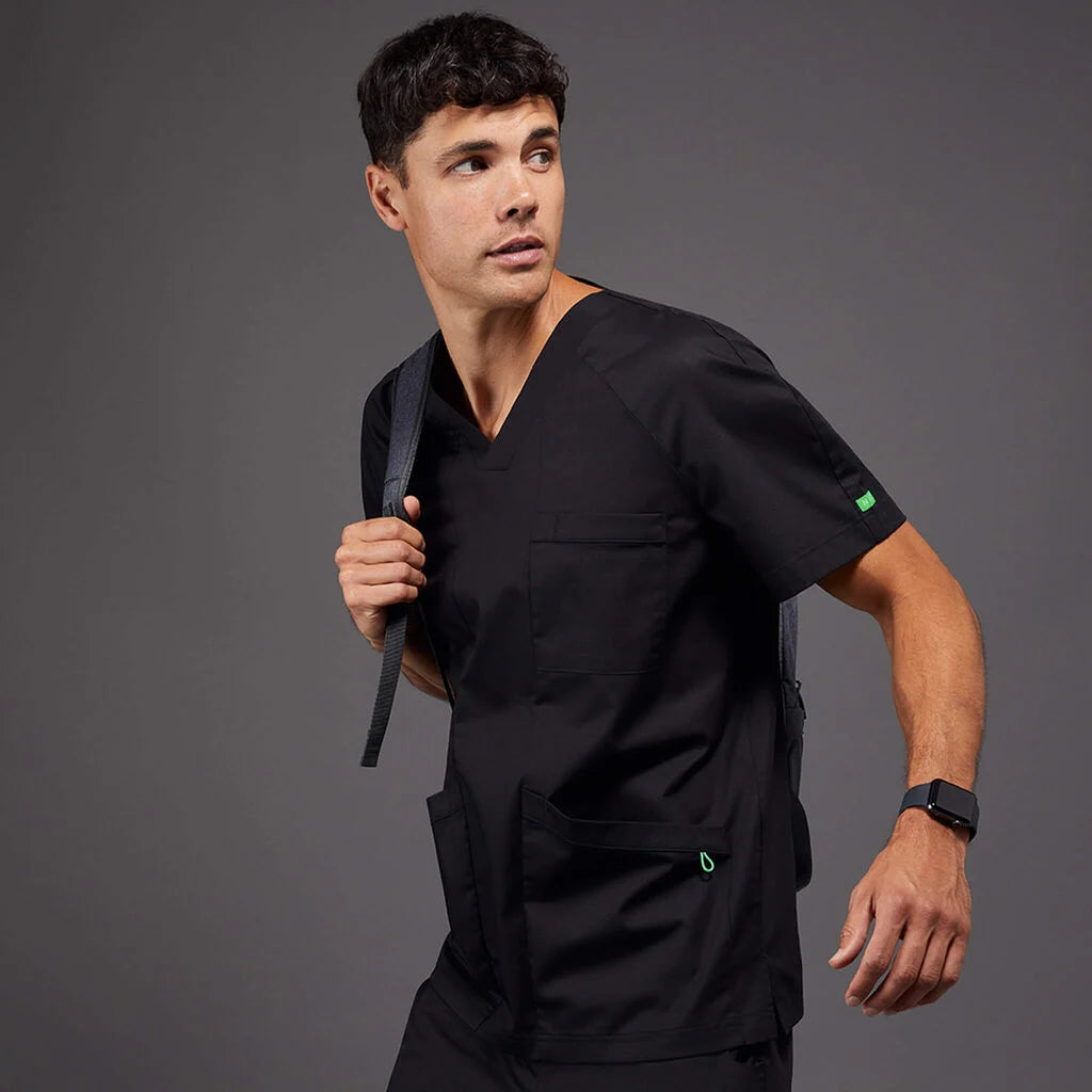 Next Generation Antibacterial Active Carl Scrub Top - Breathable Medical Uniform for Doctors & Nurses - Perfect for Hospitals, Clinics & Healthcare Professionals