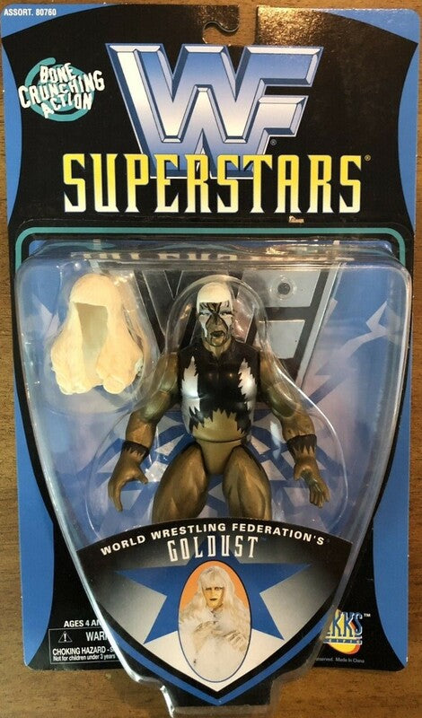 1998 WWF Jakks Pacific Best of 1997 Series 2 Goldust Action Figure - Exclusive Collectible Wrestling Toy for WWF Fans & Collectors - Perfect for Display, Play, and Nostalgic Memorabilia