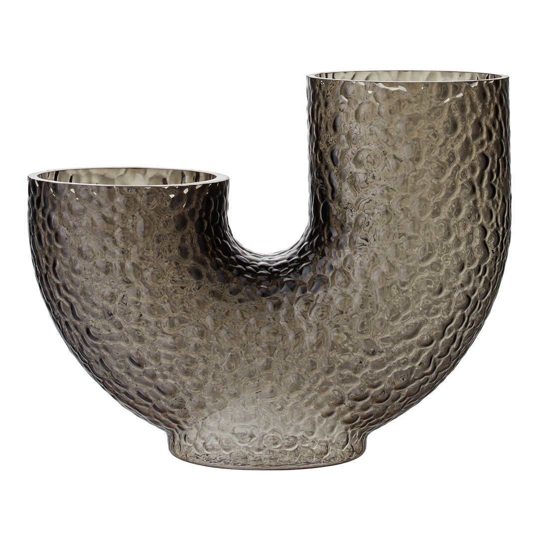 Aurora Glass Vase - Elegant Handmade Clear Flower Vase for Home Decor, Wedding Centerpieces & Tabletop Arrangements