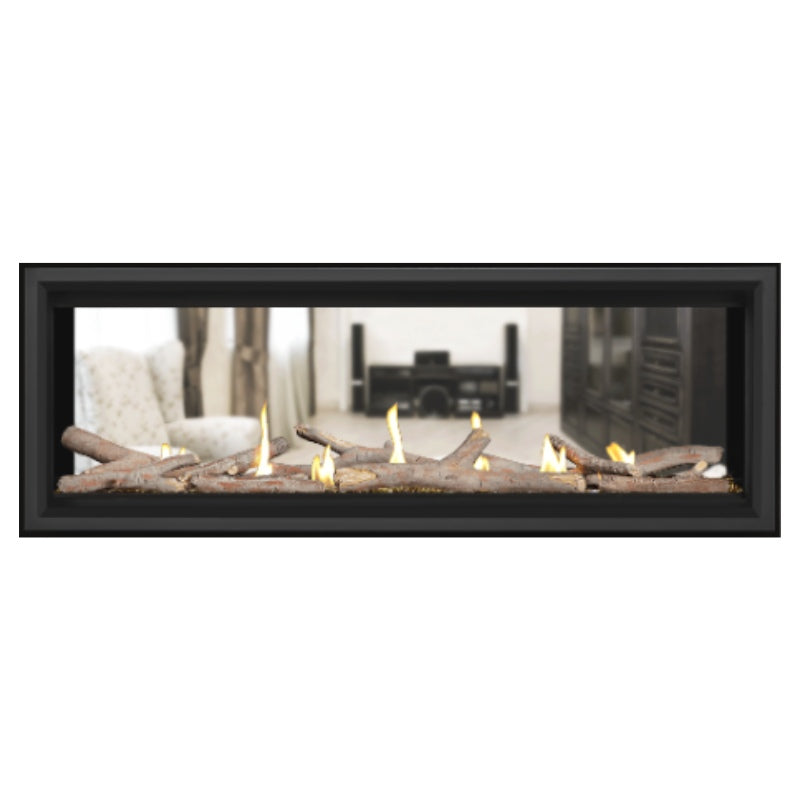 Napoleon Vector 50 See-Through Linear Direct Vent Gas Fireplace LV50N2 - Modern Heating Solution for Living Rooms & Patios