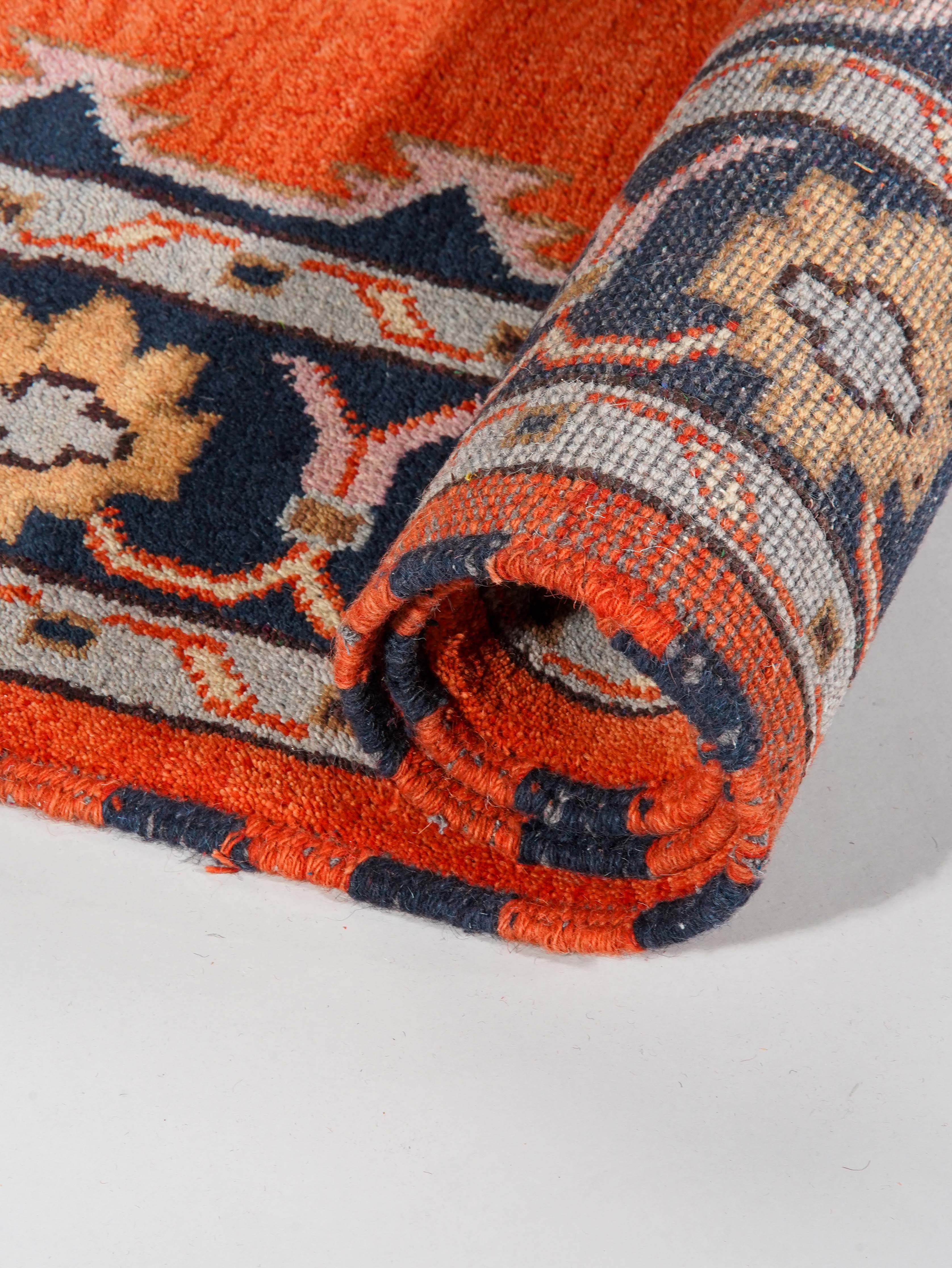 Handmade Afghan Rug - Premium Hand-Knotted Wool Carpet for Living Room, Bedroom & Dining Area - Traditional Oriental Design - Durable & Soft Floor Decor for Home & Office