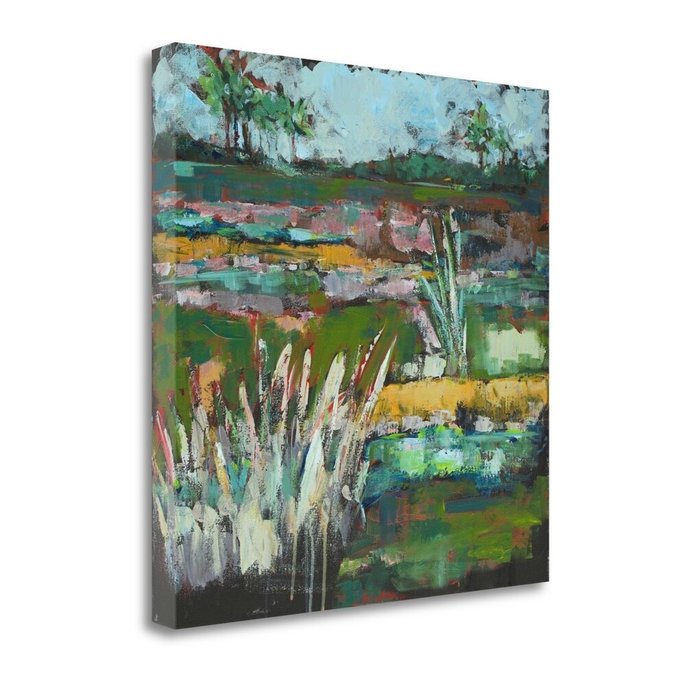 Autumn Carolina Marsh by Pamela J. Wingard - Premium Giclee Art Print on Gallery Wrapped Canvas - Perfect for Living Room, Bedroom & Office Wall Decor