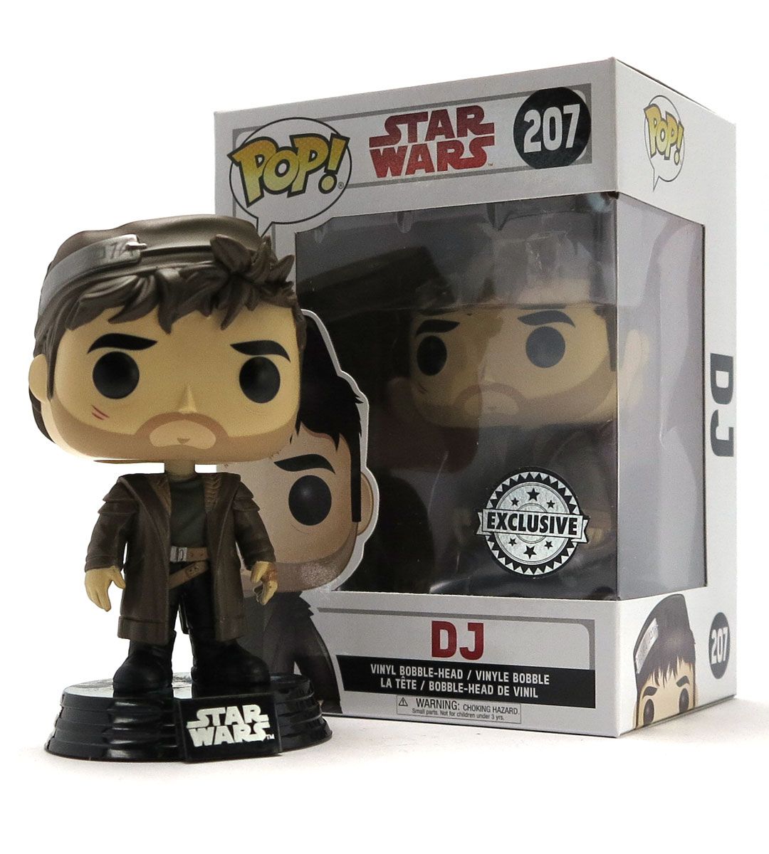 Funko Pop! Star Wars DJ Exclusive - The Last Jedi Collectible Vinyl Figure - Perfect for Display, Gifts & Star Wars Fans