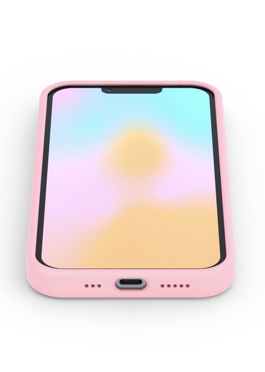 Pastel Pink iPhone 14 Pro Max Case - Liquid Silicone Shockproof Cover | Wireless Charging Compatible, 360° Protection for Apple iPhone 14 Pro Max - Perfect for Everyday Use, Travel & Outdoor Activities