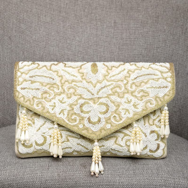 Stylish Aheli Indian Potli Bags for Women - Elegant Ethnic Clutch Purse with Drawstring, Perfect for Weddings, Parties & Evening Events | Handmade Bride Gift & Evening Accessory